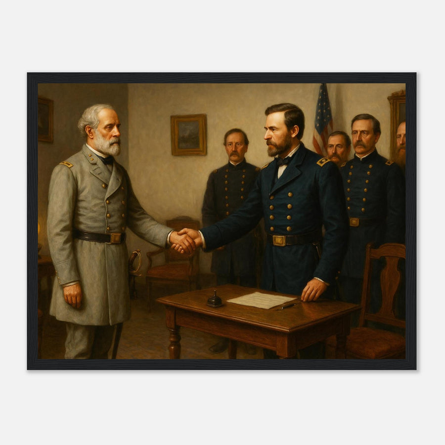 Lee Surrender to Grant – Canvas Art Print | Canvas of America