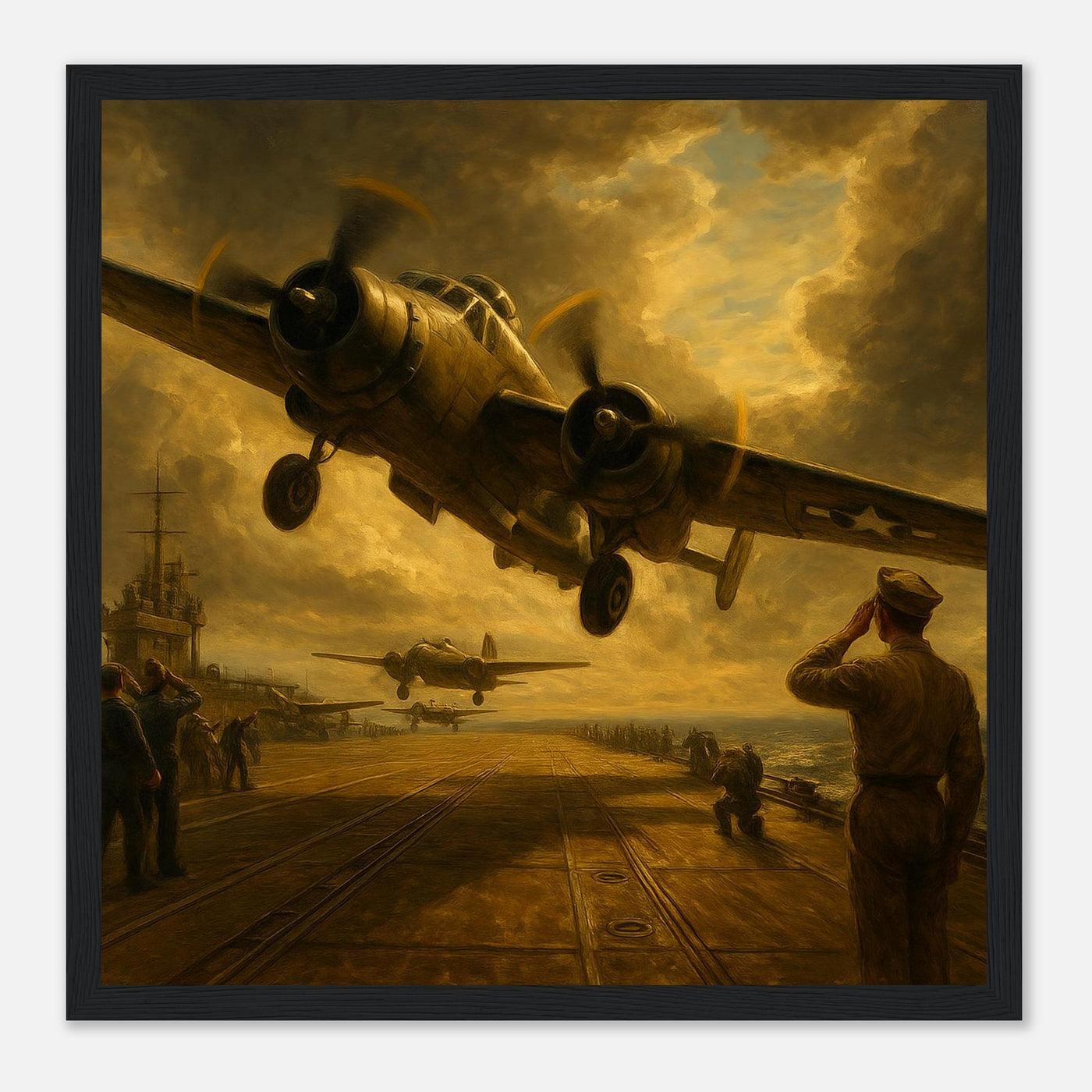 Take Off from USS Hornet – Canvas Art Print | Canvas of America