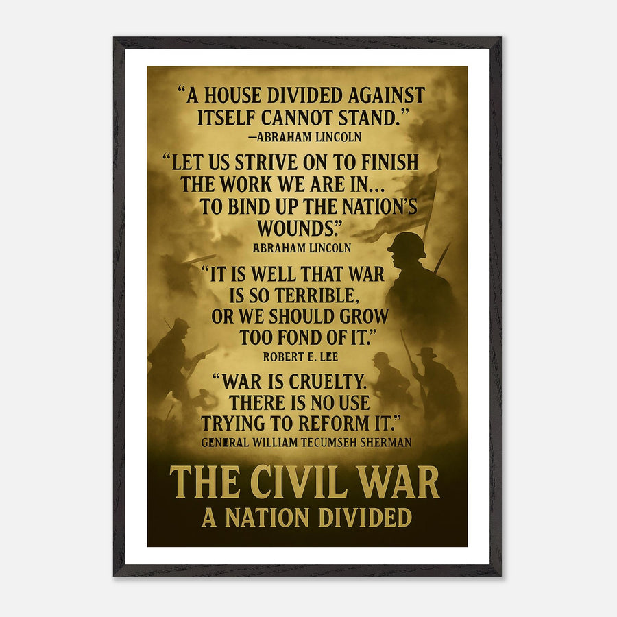 The Civil War - A Nation Divided – Canvas Art Print | Canvas of America
