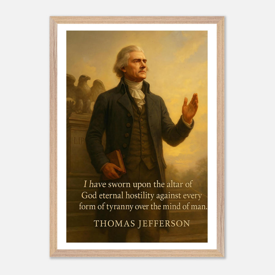 Thomas Jefferson: Freedom's Philosopher – Canvas Art Print | Canvas of America