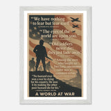 A World at War – Canvas Art Print | Canvas of America
