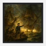 Naval Battle of Bonhomme Richard – Canvas Art Print | Canvas of America