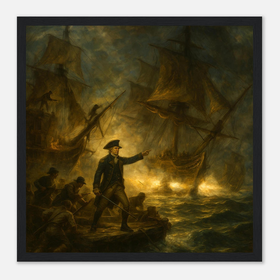 Naval Battle of Bonhomme Richard – Canvas Art Print | Canvas of America