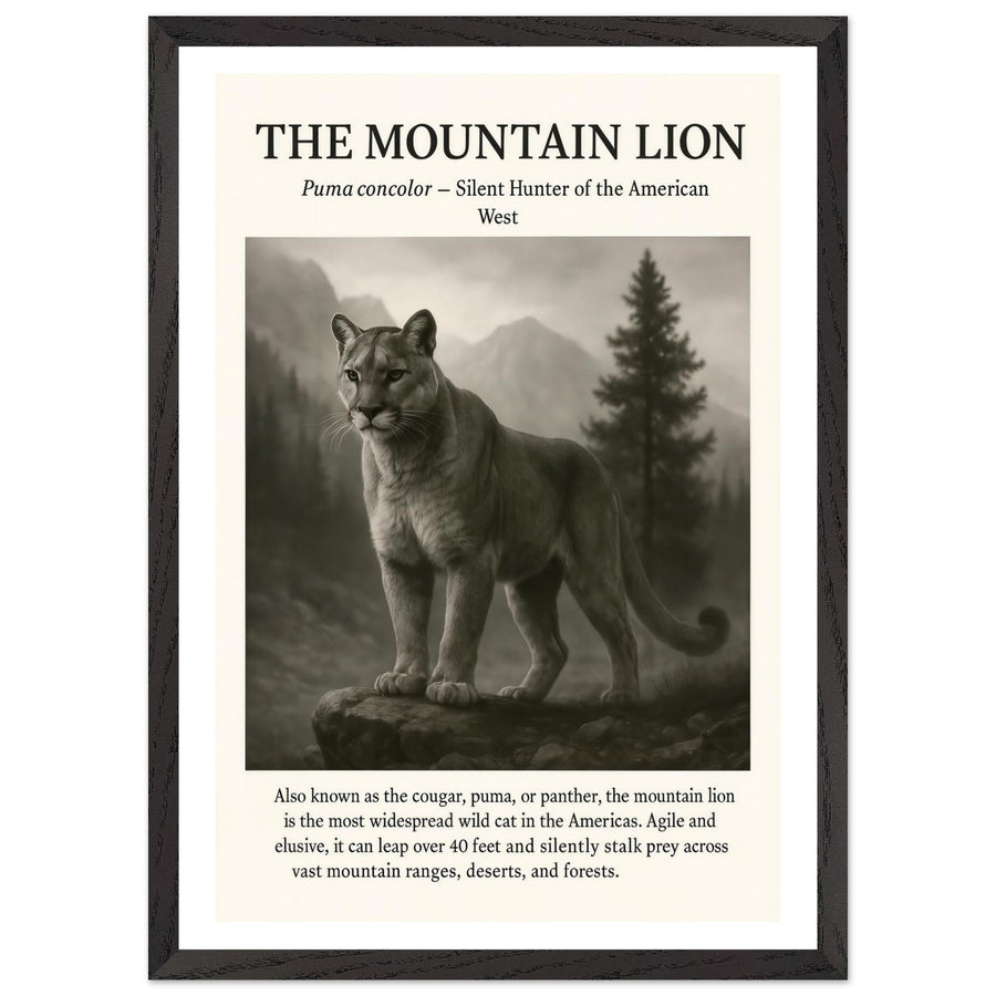 The Mountain Lion – Canvas Art Print | Canvas of America