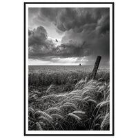 The Gathering shown on its own — third framed print in the Wranglers set