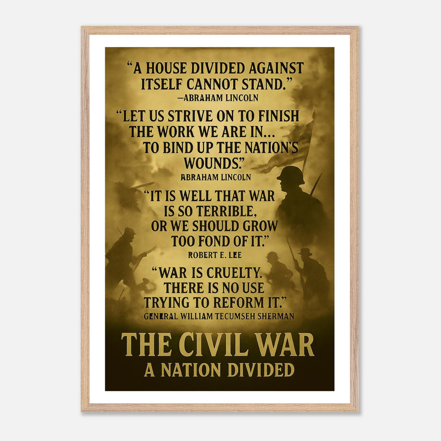 The Civil War - A Nation Divided – Canvas Art Print | Canvas of America