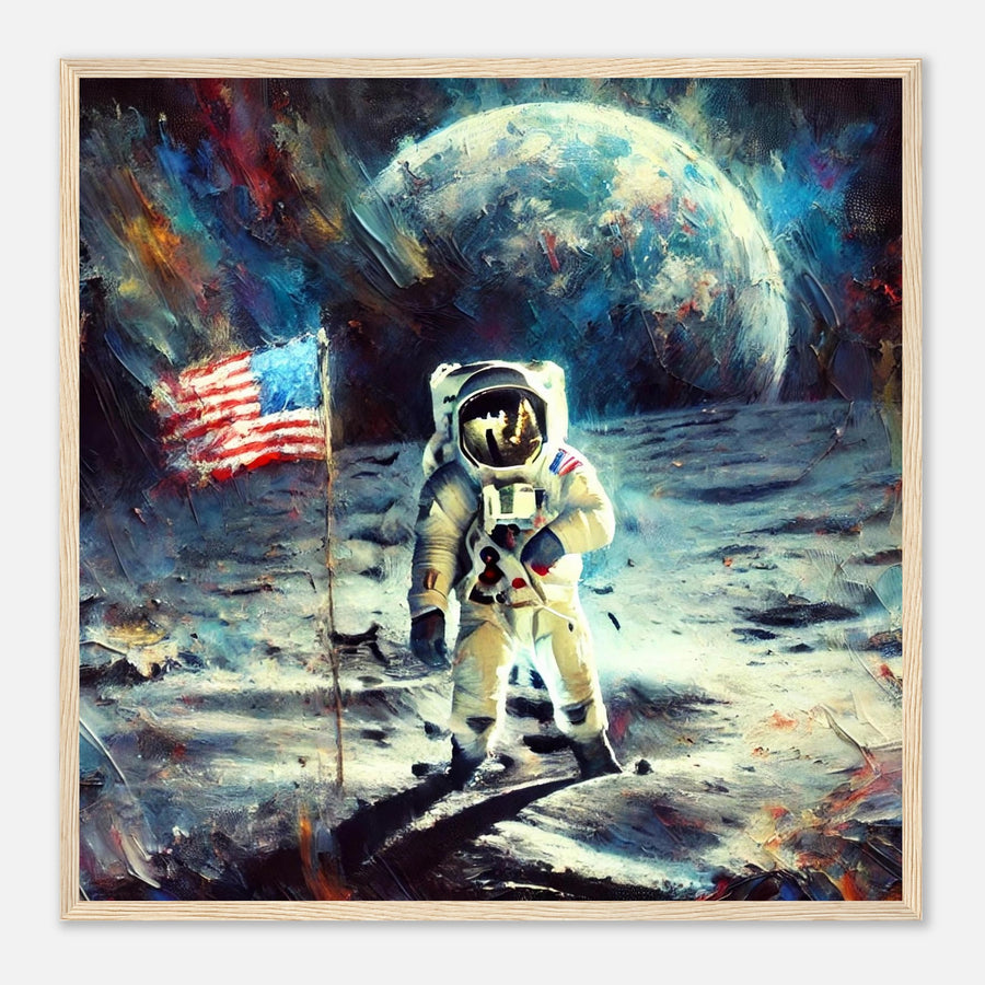 One Giant Leap for Mankind – Canvas Art Print | Canvas of America