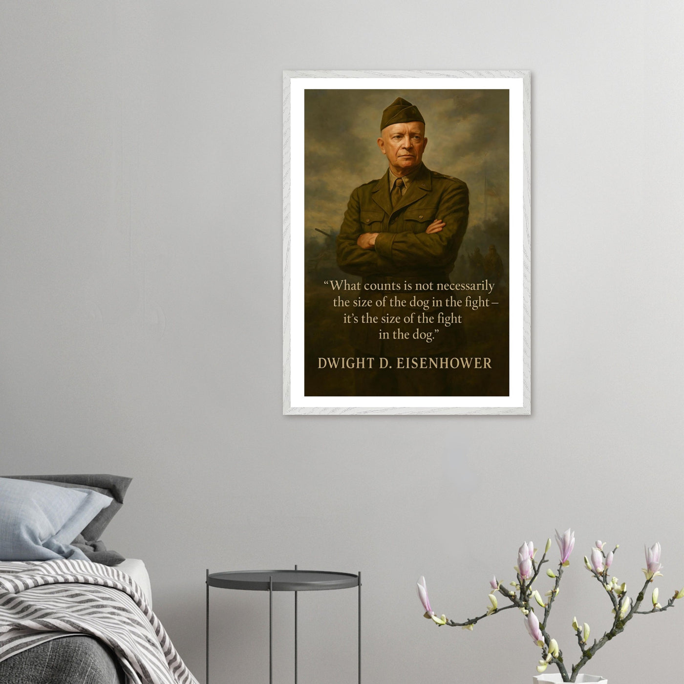Dwight D. Eisenhower - The Dog in the Fight – Canvas Art Print | Canvas of America