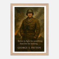 Goerge S. Patton - Born to Lead – Canvas Art Print | Canvas of America