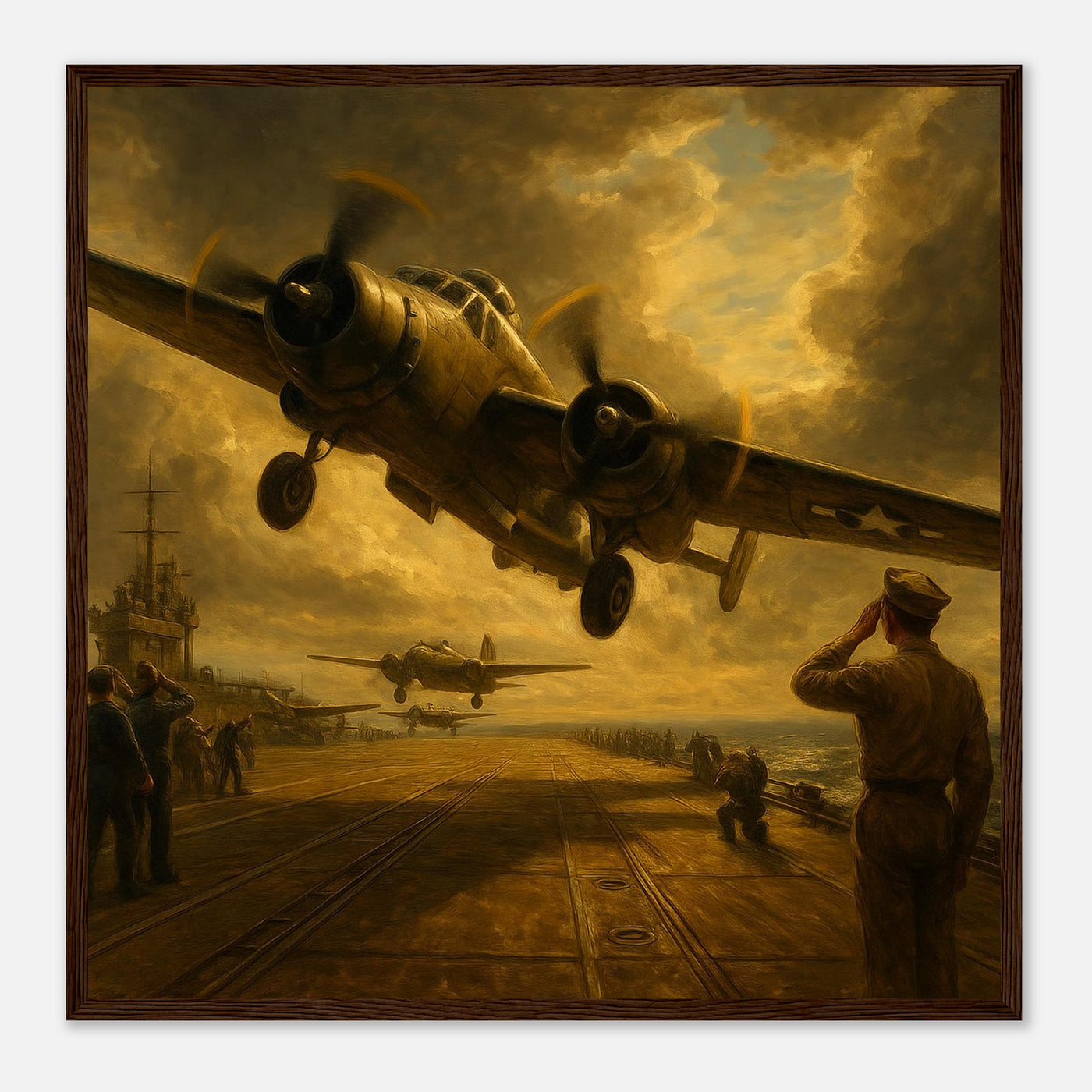 Take Off from USS Hornet – Canvas Art Print | Canvas of America