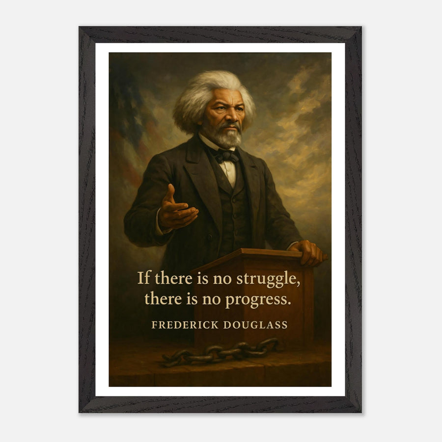 Frederick Douglass - Orater of Progress – Canvas Art Print | Canvas of America