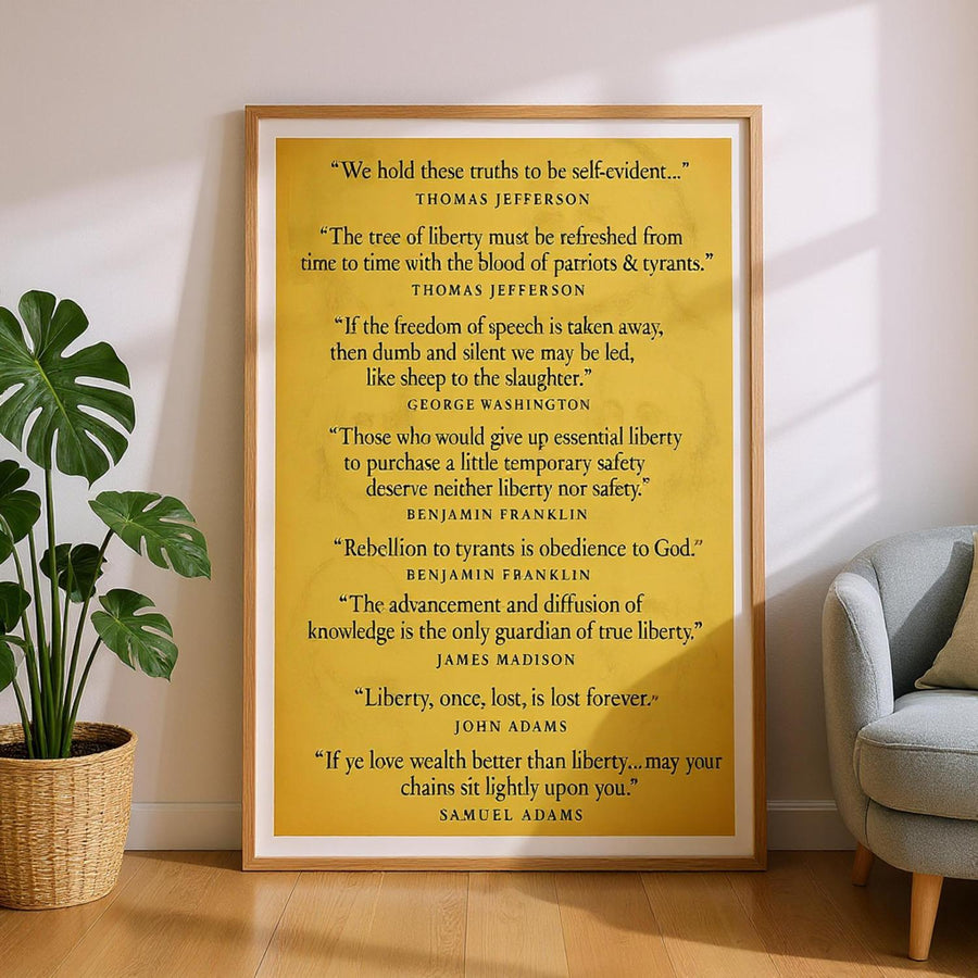 Founding Fathers - Words of Wisdom – Canvas Art Print | Canvas of America