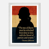 Thomas Jefferson - Blood of Patriots – Canvas Art Print | Canvas of America