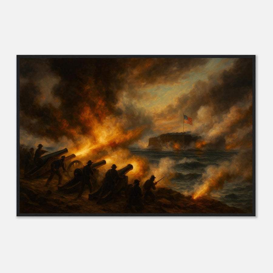 Fort Sumter - The First Shot – Canvas Art Print | Canvas of America