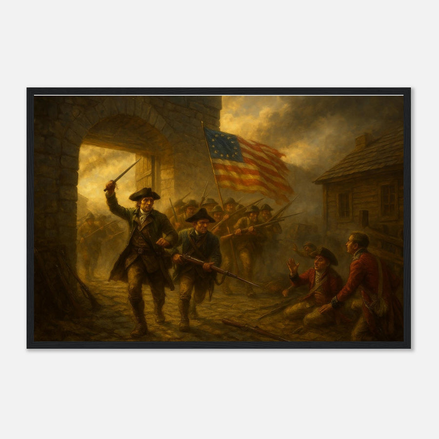 Capture of Fort Ticonderoga – Canvas Art Print | Canvas of America