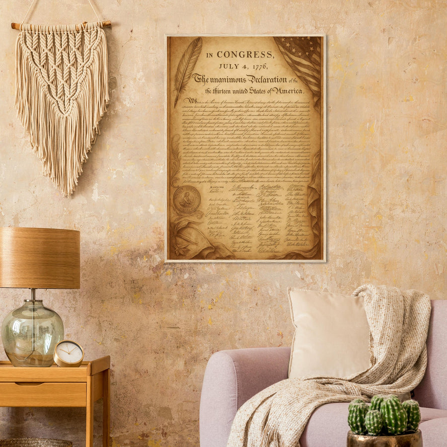 Declaration of Independance – Canvas Art Print | Canvas of America