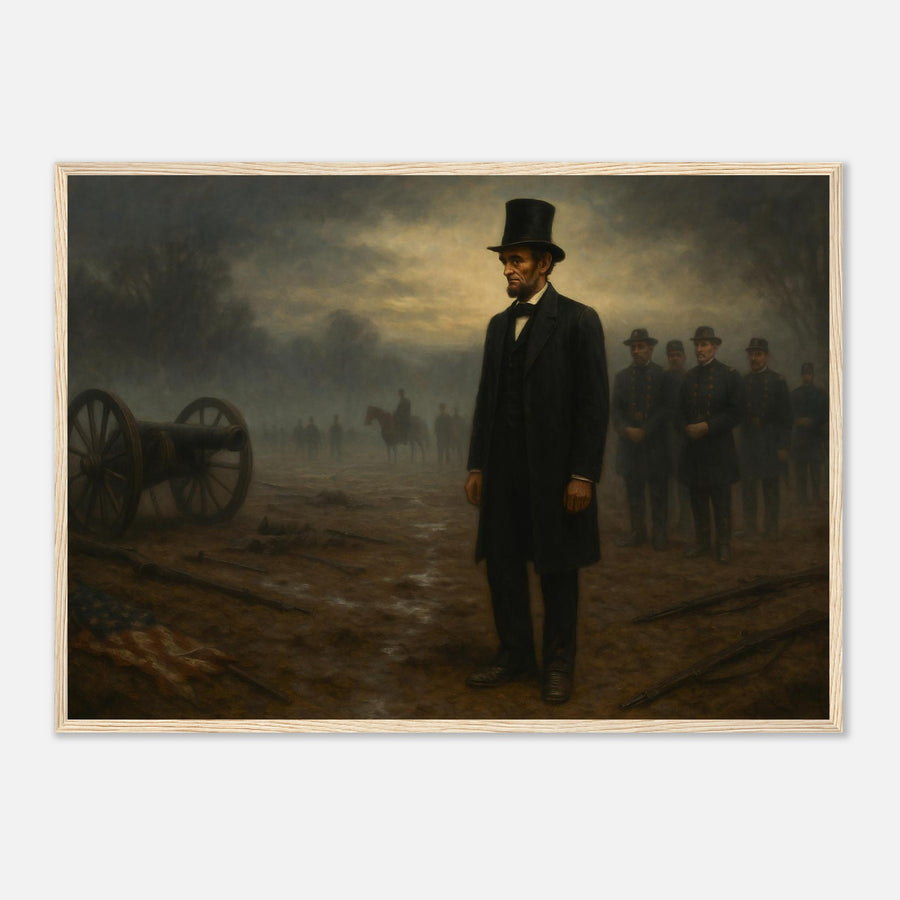 Lincoln visiting Antietam – Canvas Art Print | Canvas of America
