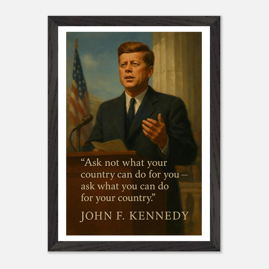 JFK - A Profile in Courage – Canvas Art Print | Canvas of America