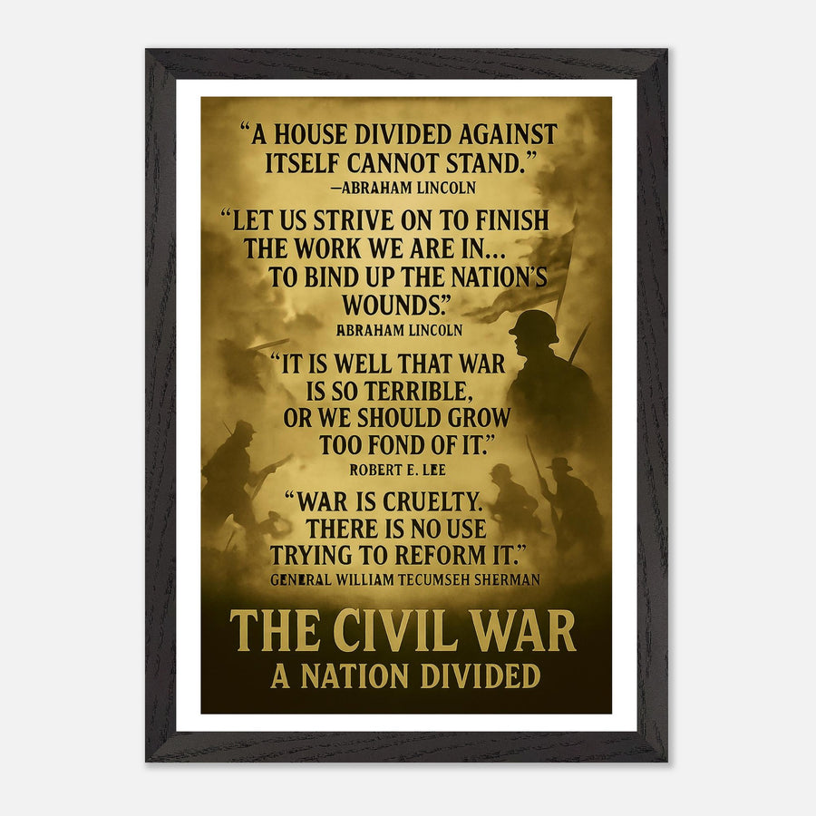 The Civil War - A Nation Divided – Canvas Art Print | Canvas of America
