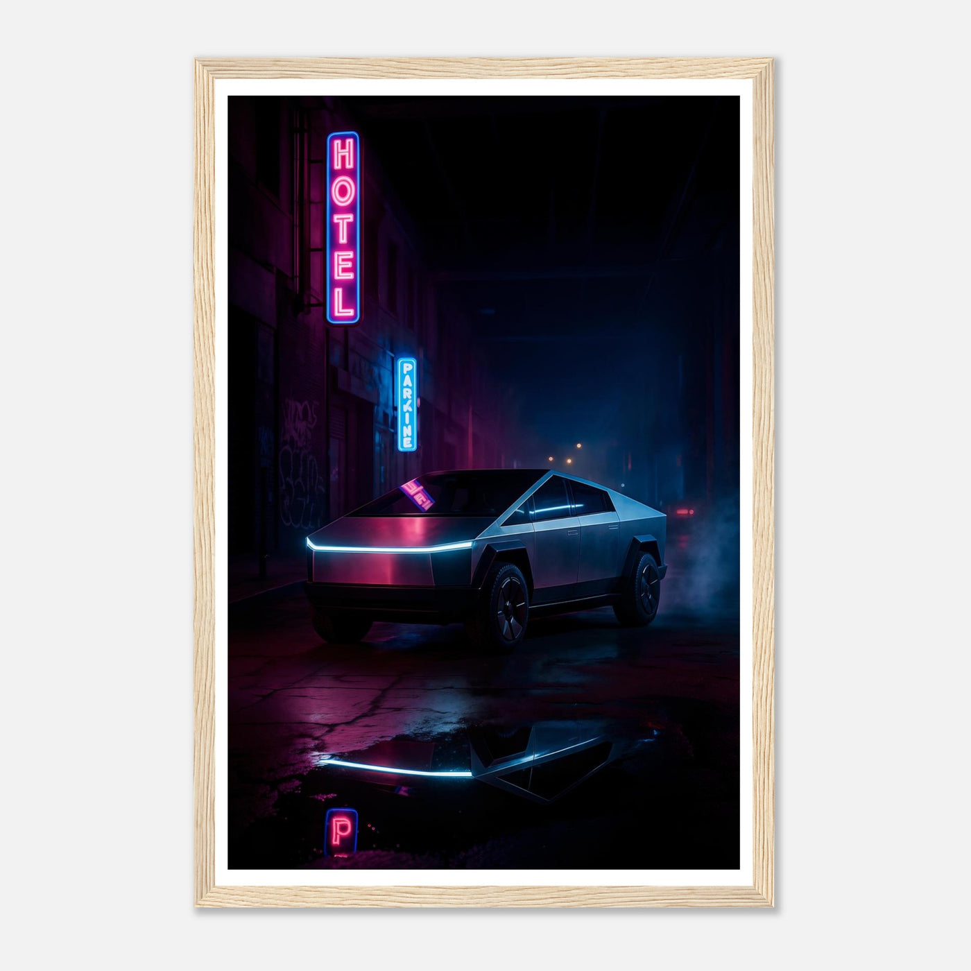2023 Cybertruck – Canvas Art Print | Canvas of America