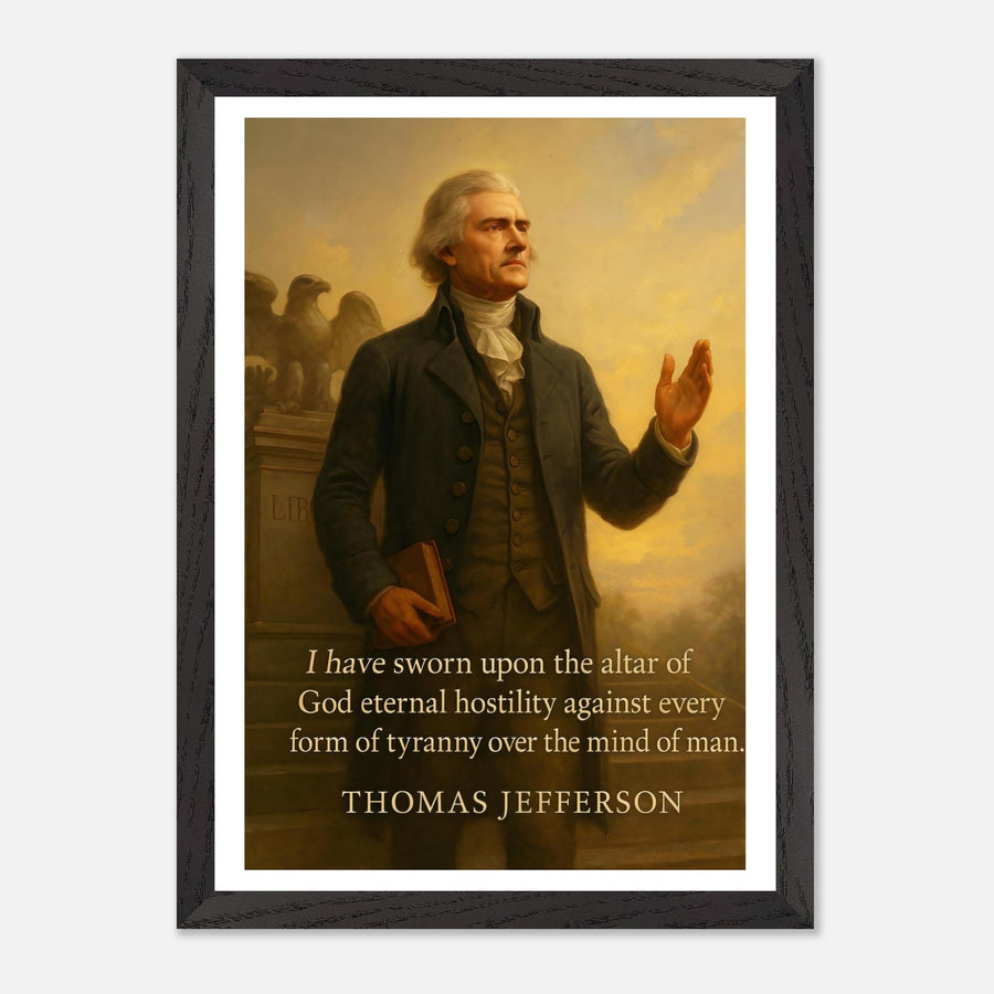 Thomas Jefferson: Freedom's Philosopher – Canvas Art Print | Canvas of America
