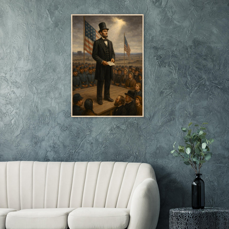 The Gettysburg Adress – Canvas Art Print | Canvas of America