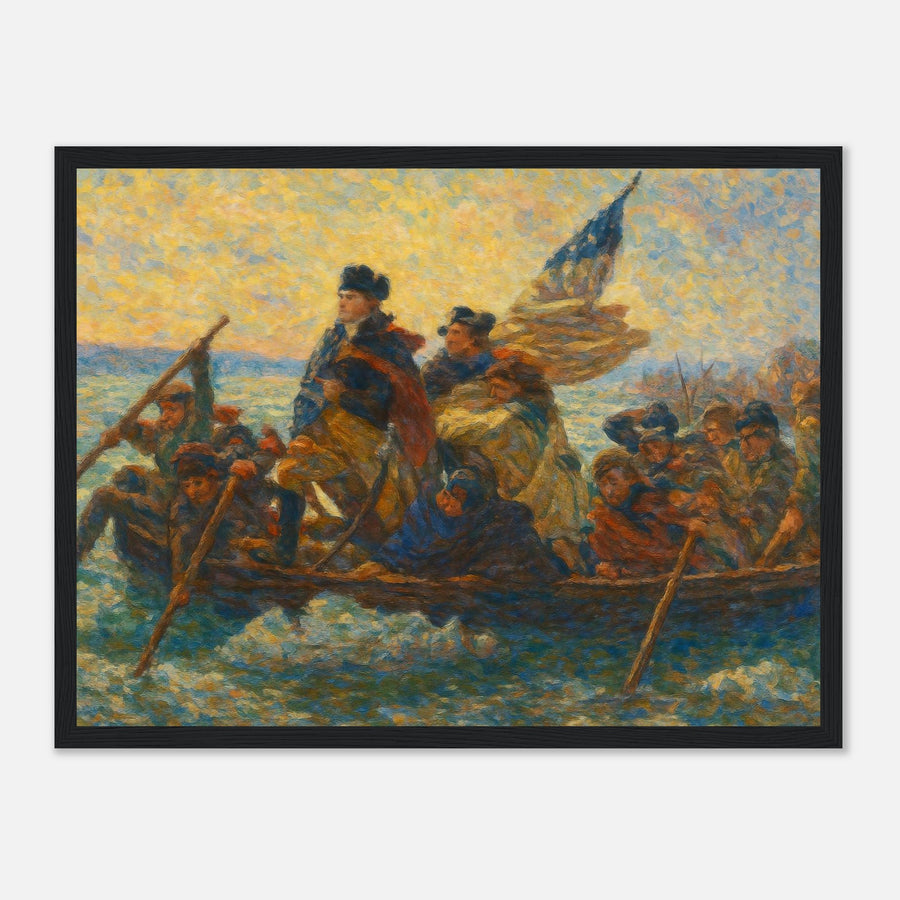 Delaware Crossing - Impressionism – Canvas Art Print | Canvas of America