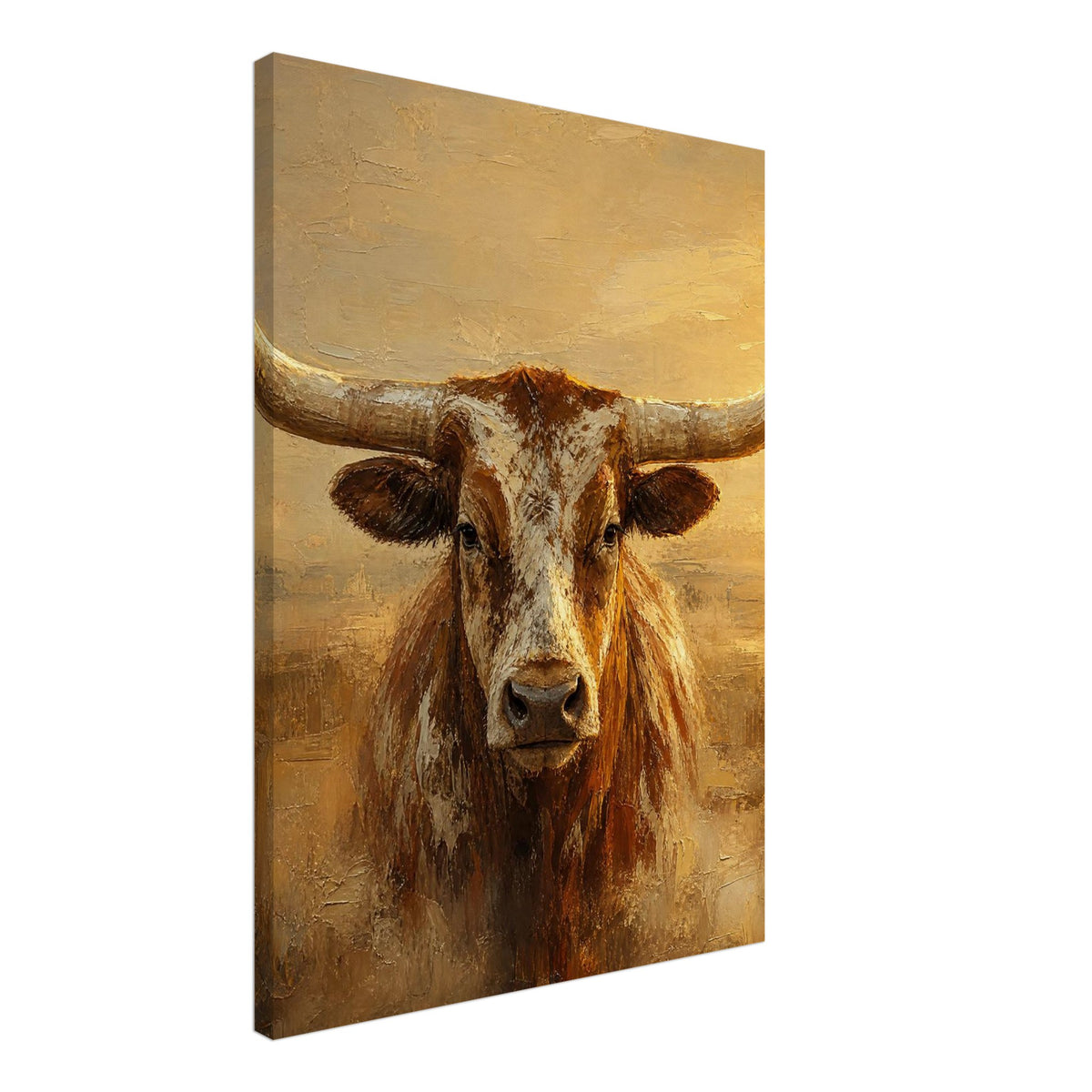 The Longhorn — gallery-wrapped canvas, 20x28 inch