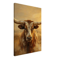 The Longhorn — gallery-wrapped canvas, 20x28 inch