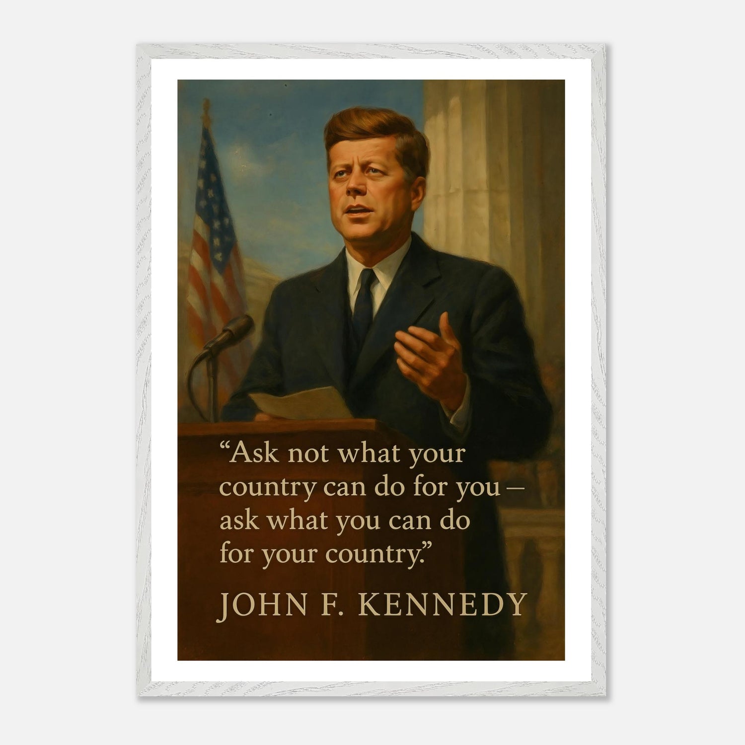 JFK - A Profile in Courage – Canvas Art Print | Canvas of America