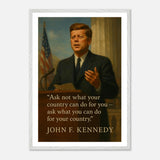 JFK - A Profile in Courage – Canvas Art Print | Canvas of America