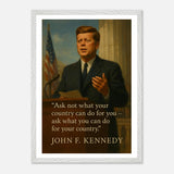 JFK - A Profile in Courage – Canvas Art Print | Canvas of America