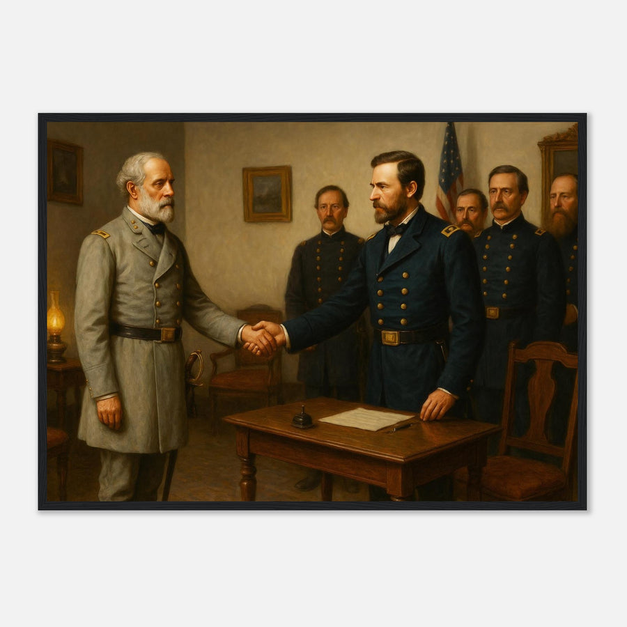 Lee Surrender to Grant – Canvas Art Print | Canvas of America