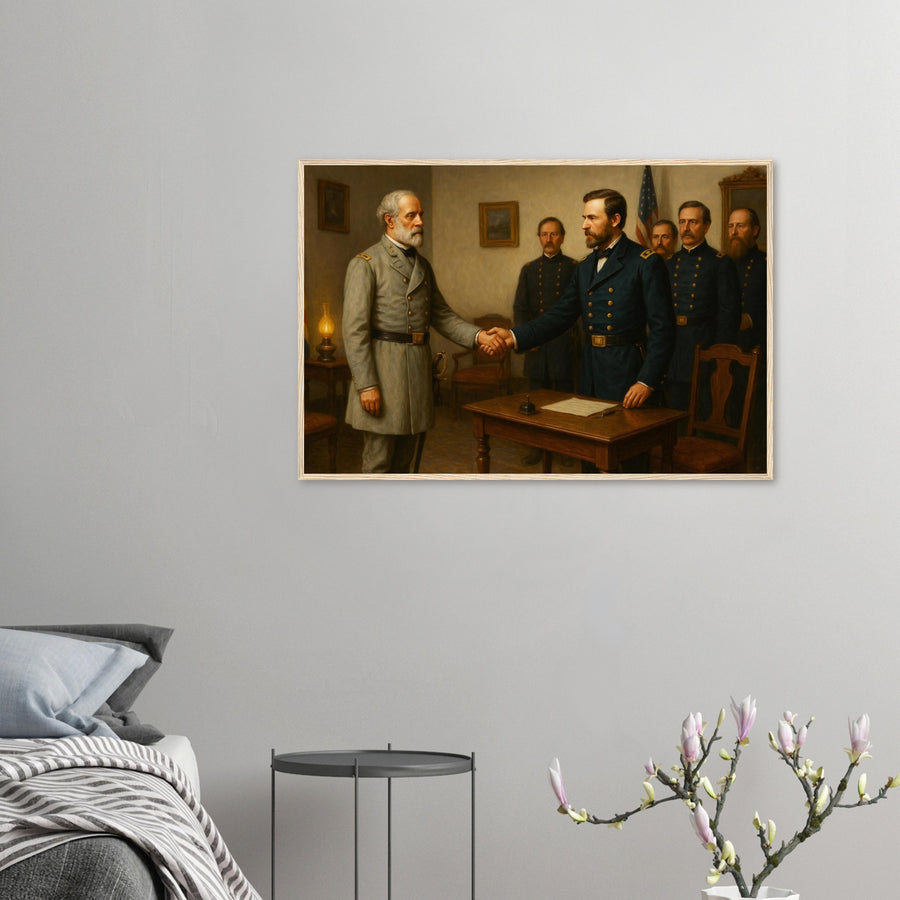 Lee Surrender to Grant – Canvas Art Print | Canvas of America