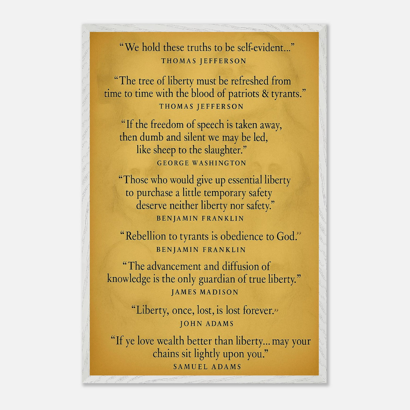 Founding Fathers - Words of Wisdom – Canvas Art Print | Canvas of America
