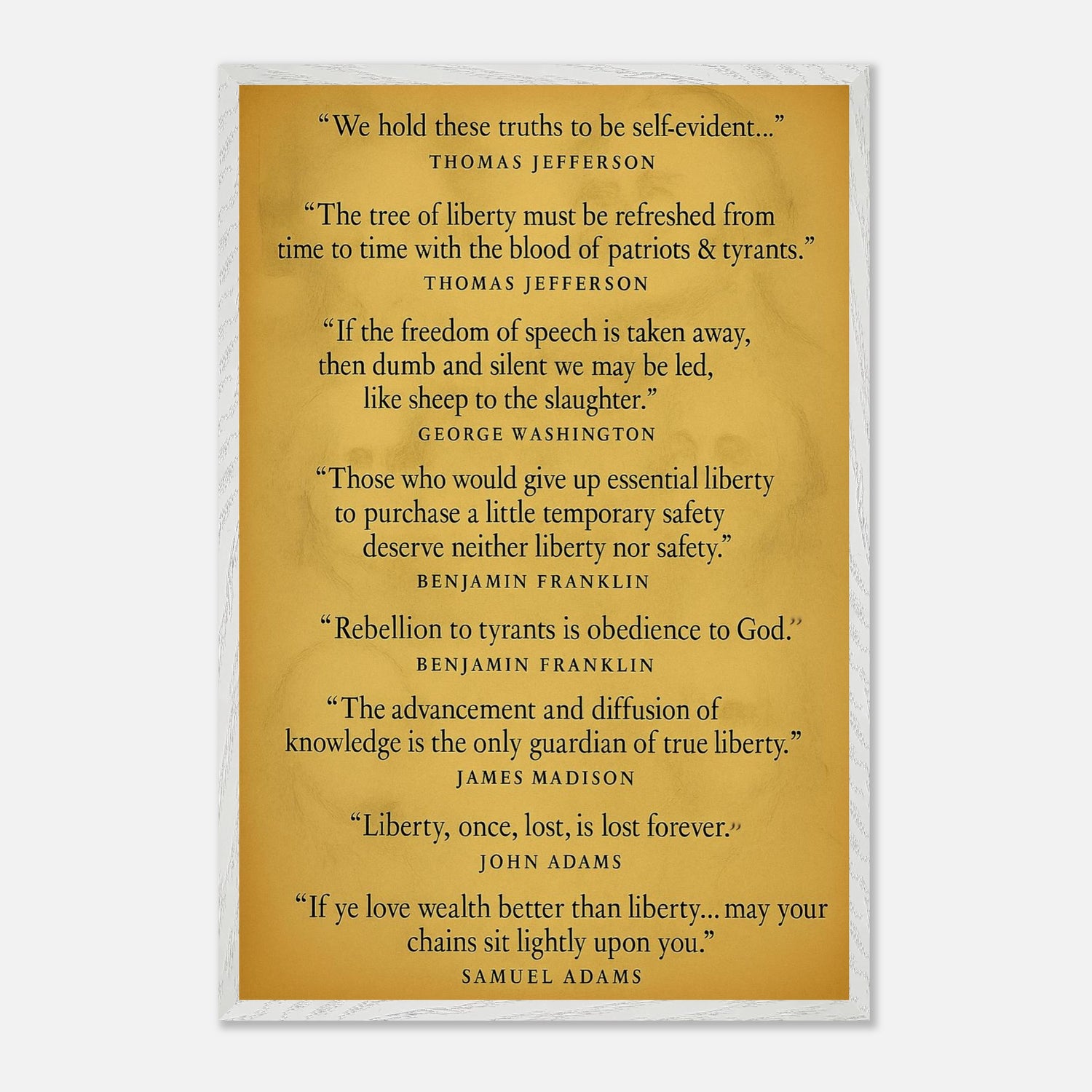 Founding Fathers - Words of Wisdom – Canvas Art Print | Canvas of America