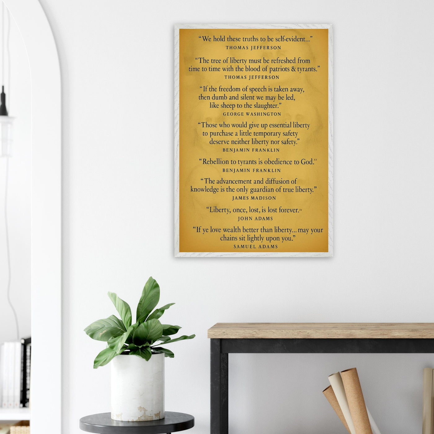 Founding Fathers - Words of Wisdom – Canvas Art Print | Canvas of America