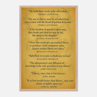 Founding Fathers - Words of Wisdom – Canvas Art Print | Canvas of America
