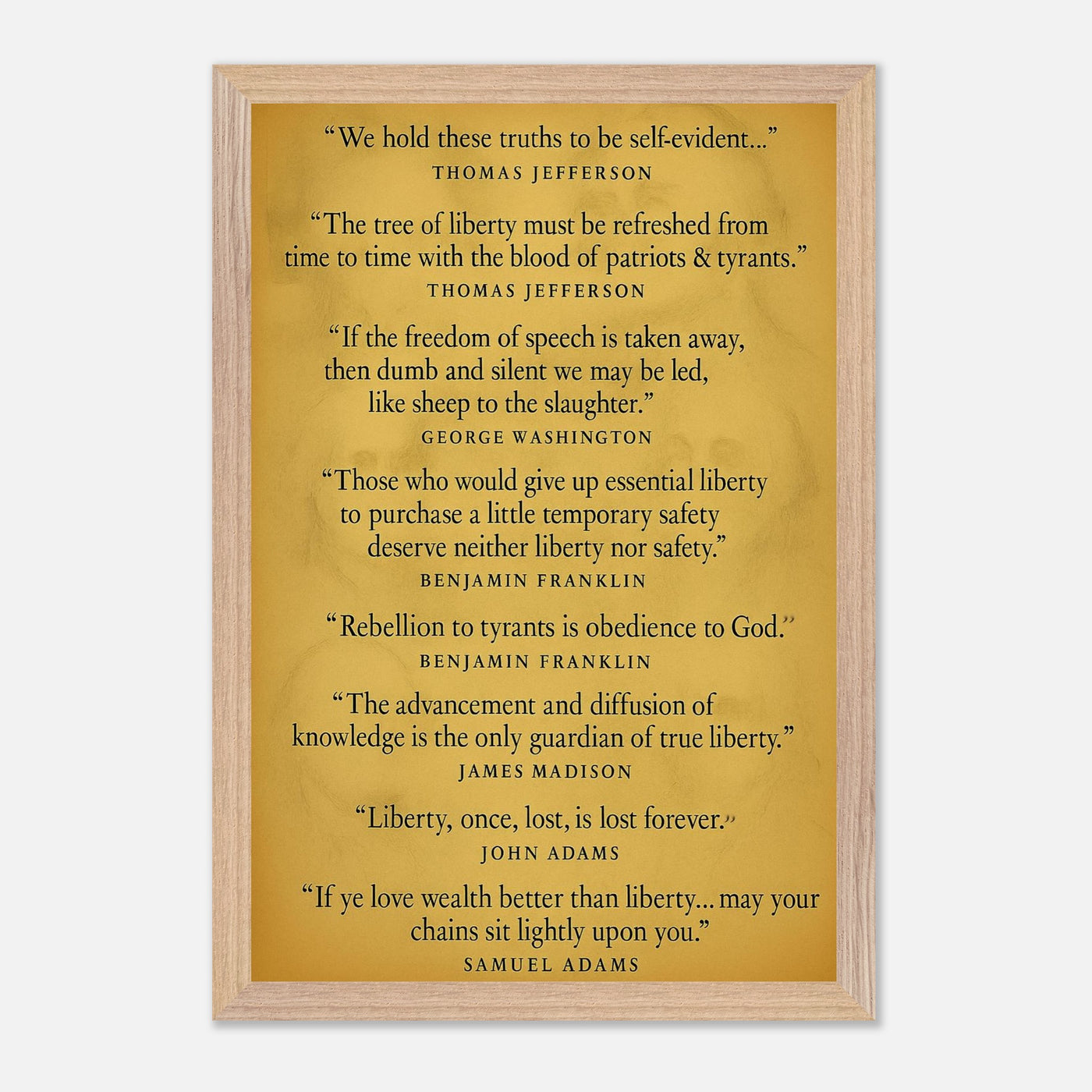 Founding Fathers - Words of Wisdom – Canvas Art Print | Canvas of America