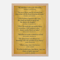 Founding Fathers - Words of Wisdom – Canvas Art Print | Canvas of America