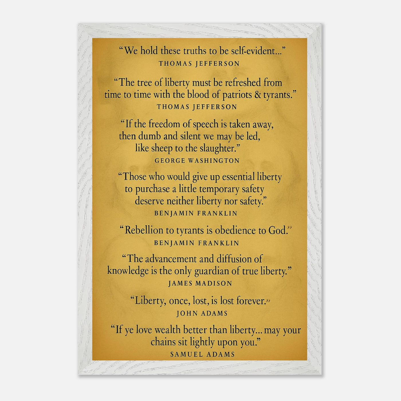 Founding Fathers - Words of Wisdom – Canvas Art Print | Canvas of America