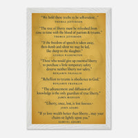 Founding Fathers - Words of Wisdom – Canvas Art Print | Canvas of America