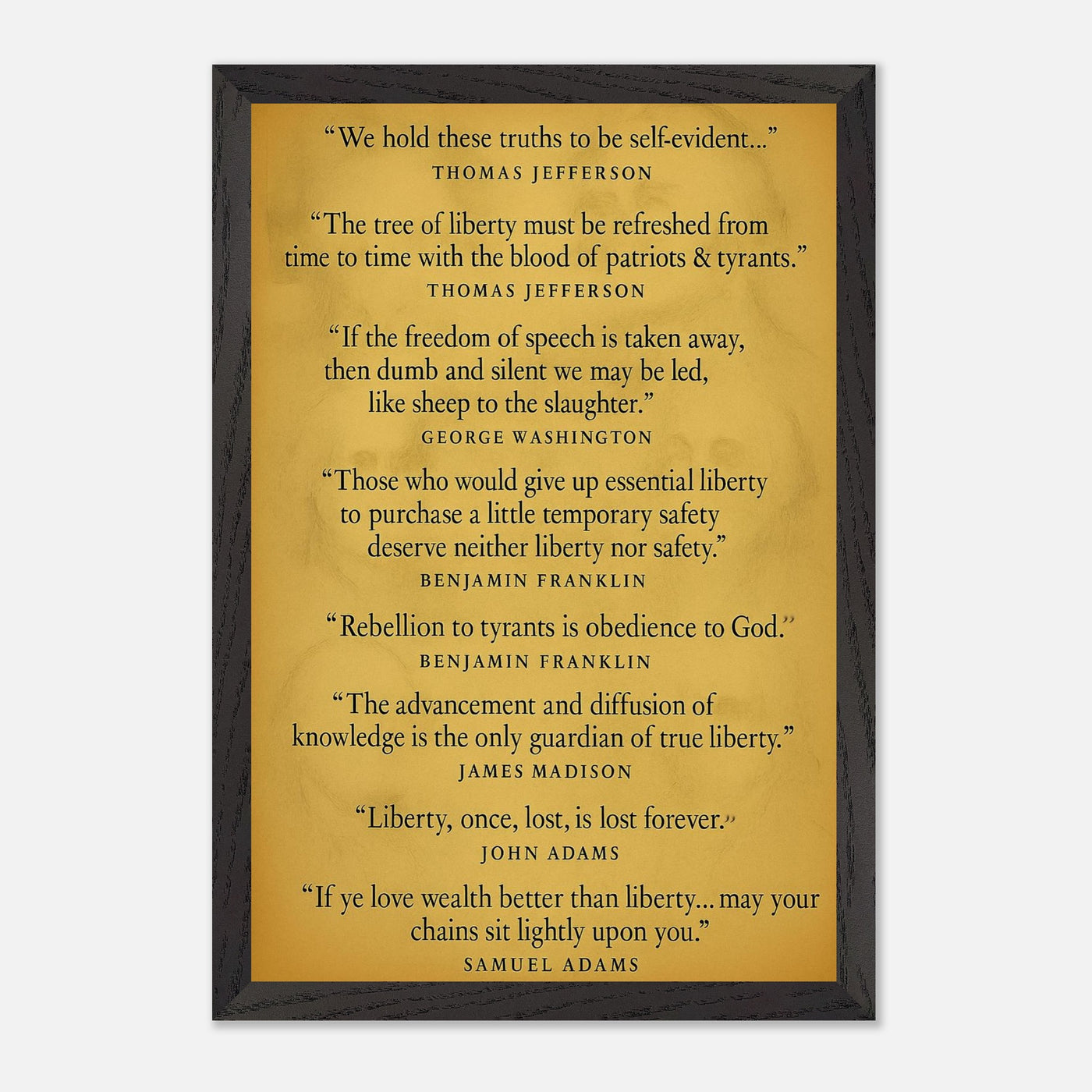 Founding Fathers - Words of Wisdom – Canvas Art Print | Canvas of America