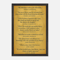 Founding Fathers - Words of Wisdom – Canvas Art Print | Canvas of America