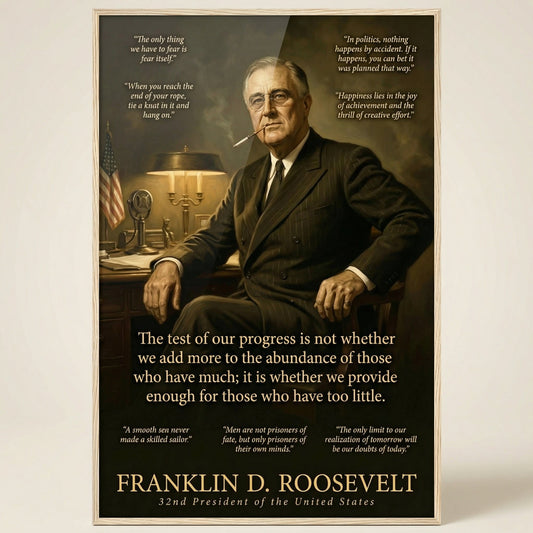 Franklin D. Roosevelt — premium American wall art 1 | Canvas of America