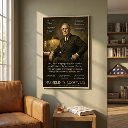 Franklin D. Roosevelt — premium American wall art 2 | Canvas of America