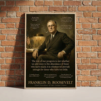Franklin D. Roosevelt — premium American wall art 8 | Canvas of America