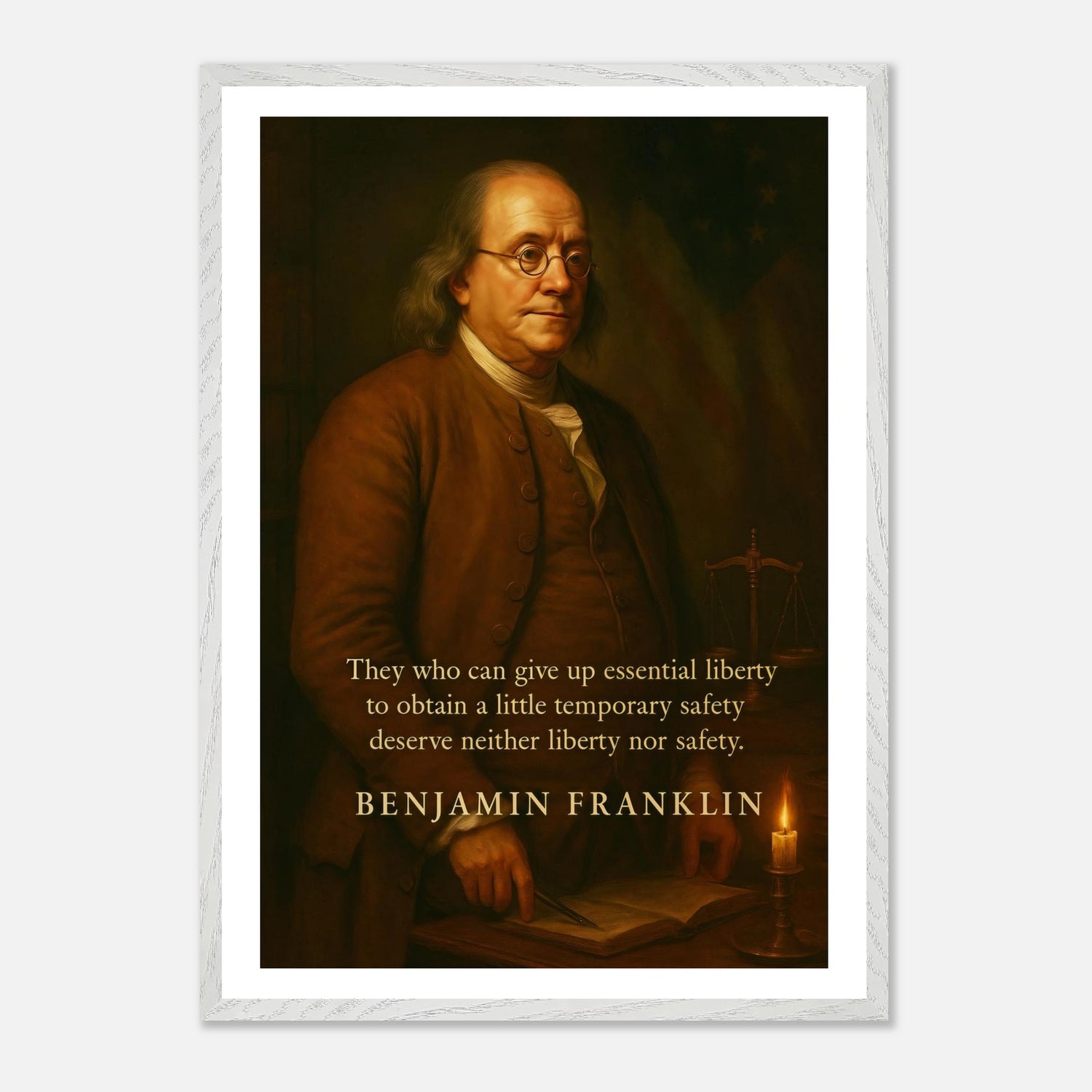 Franklin: Father of Invention, Voice of Liberty – Canvas Art Print | Canvas of America
