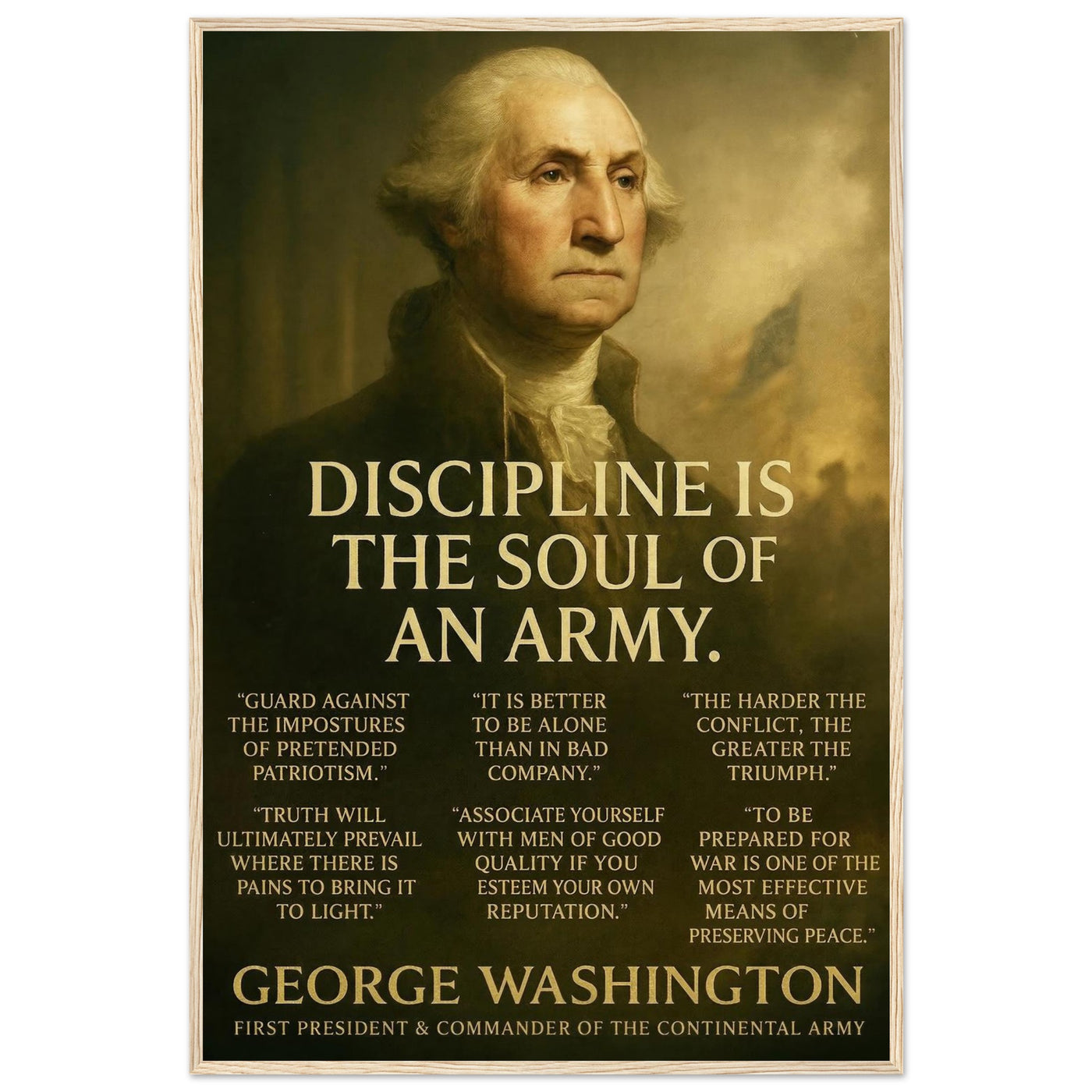 George Washington - Father of a Nation – Canvas Art Print | Canvas of America