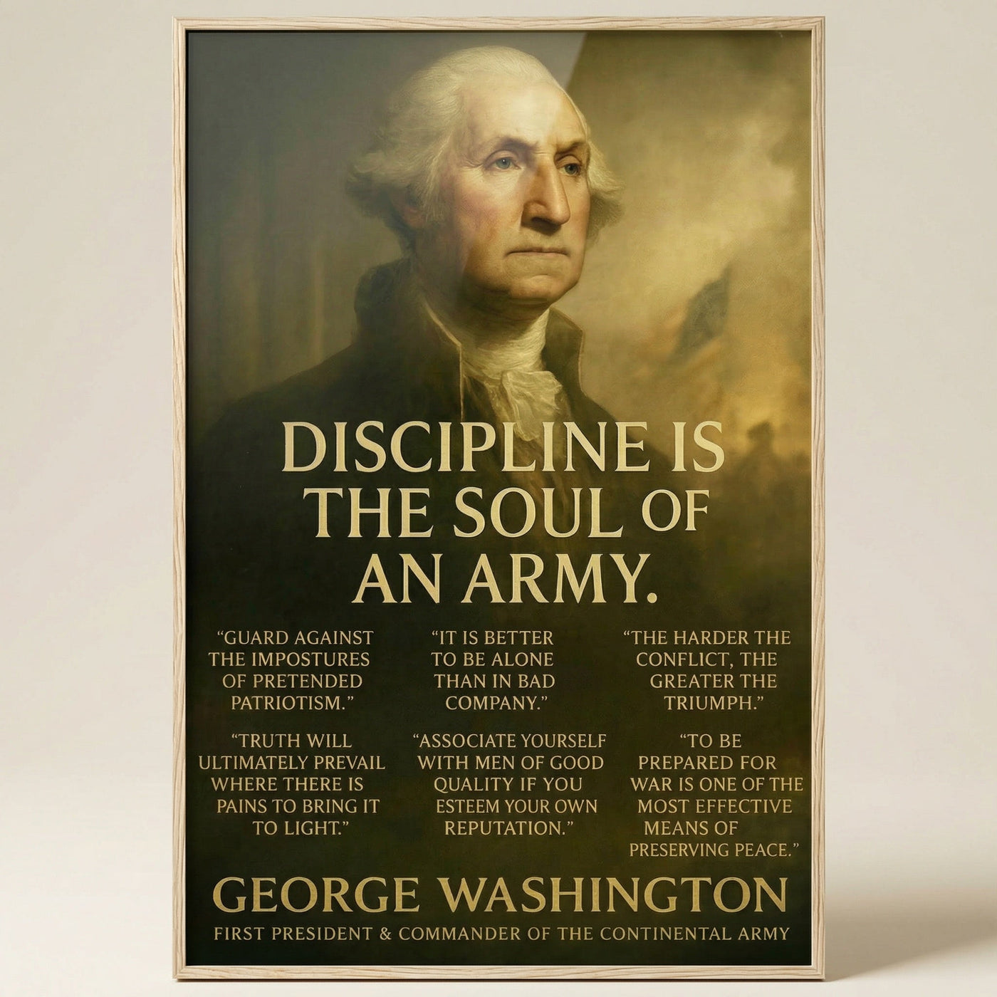 George Washington - Father of a Nation — premium American wall art 1 | Canvas of America